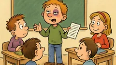 Vic: Buček očetu pokaže spričevalo