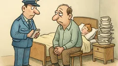 Vic: Policaj zaslišuje moškega o ženi