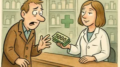 Vic: Prideš v lekarno po pomiritev...