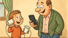 Vic: Nečak mi pokaže telefon iz lončkov