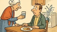 Vic: Včeraj pri sosedi na kosilu…