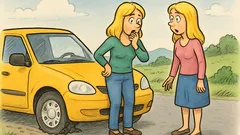 Vic: Peljeta se dve blondinki z avtom