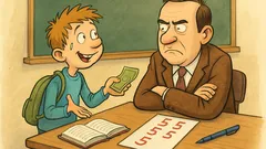 Vic: Jure učitelju: očka obljubil 50 evrov