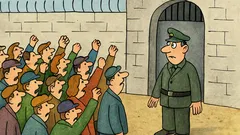 Vic: Pred zaporom množica vpije, paznik pa...