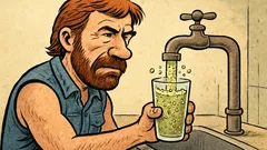 Vic: Chuck Norris odpre pipo in iztoči vodo