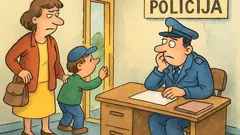 Vic: Mama pripelje sina na policijo