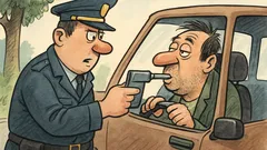 Vic: Policaj vpraša šoferja, če je pil