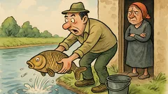 Vic: Janez ujame krapa za kosilo