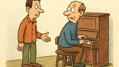 Vic: Znaš igrati klavir?