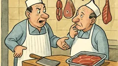 Vic: Se pogovarjata dva mesarja o pokvarjenem mesu