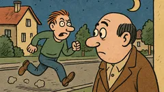 Vic: Ali si ti sinoči tekel?