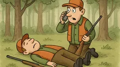 Vic: Dva lovca hodita po gozdu…