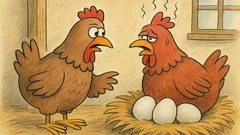 Vic: Se pogovarjata dve kokoši...