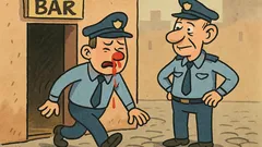 Vic: Policist preveri gnečo v pretepu