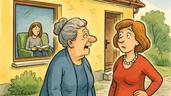 Vic: Soseda, kaj študira vaša hči?