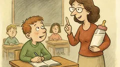 Vic: Učiteljica vpraša Janezka: Zakaj materino mleko?