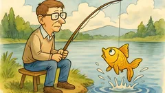 Vic: Bill Gates ujame zlato ribico