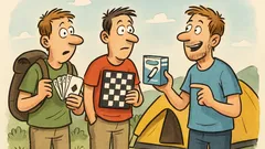 Vic: Trije prijatelji gredo kampirat ...