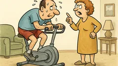 Vic: Prepiraš se z ženo? Kot sobno kolo!