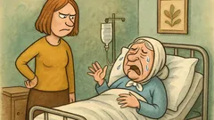 Vic: Snaha obišče taščo v bolnišnici…