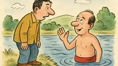 Vic: Prijatelj vpraša: Ali znaš plavati?