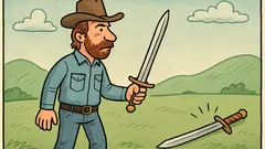 Vic: Chuck Norris se je bojeval s sabljo