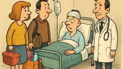 Vic: Na urgenco pride mož s celim kovčkom