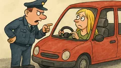 Vic: Policaj se jezi na blondinko...