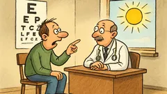 Vic: Doktor, ne vidim na daljavo!