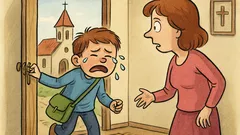 Vic: Luka iz cerkve prijoka domov