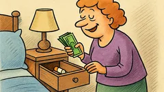 Vic: Iskala sem tableto, našla denar