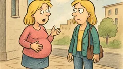 Vic: Dve blondinki govorita o nosečnosti