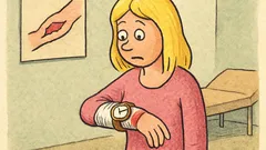 Vic: Zakaj blondinka privezala uro na rano?