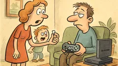 Vic: Dragi, najin otrok je izgubil zobek