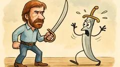 Vic: Chuck Norris se je boril s sabljo