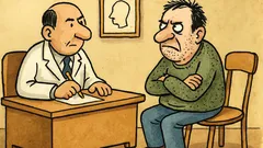 Vic: Psihiater vpraša pacienta, ali govori sam?