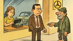 Vic: Človek pride v salon Mercedes…