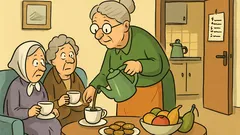 Vic: 80-letna Francka povabi prijateljici na kavico