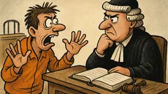 Vic: Obsojenec kriči: »Jaz sem nedolžen!«