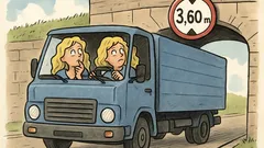 Vic: Dve blondinki vozita tovornjak do podvoza