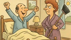 Vic: Mož vstane dobre volje, žena reče…