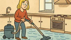 Vic: Zakaj blondinka poplavi stanovanje?