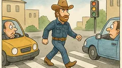 Vic: Ko Chuck Norris prečka cesto...