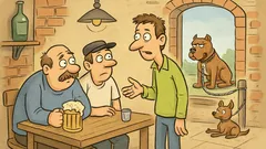 Vic: Neznanec stopi v vaško gostilno...