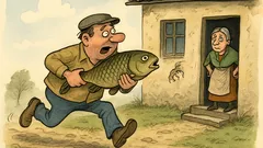 Vic: Janez gre lovit ribe...