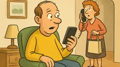 Vic: Pošljem ženo po polnilec za telefon...