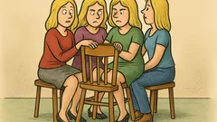 Vic: Štiri blondinke, en stol—kako?