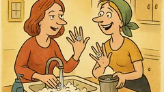 Vic: Diamante čistim kar z milnico...