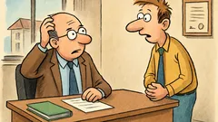 Vic: Šef vpraša zaposlenega, zakaj želi povišico