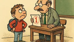 Vic: »Gospod učitelj, ni pošteno!«